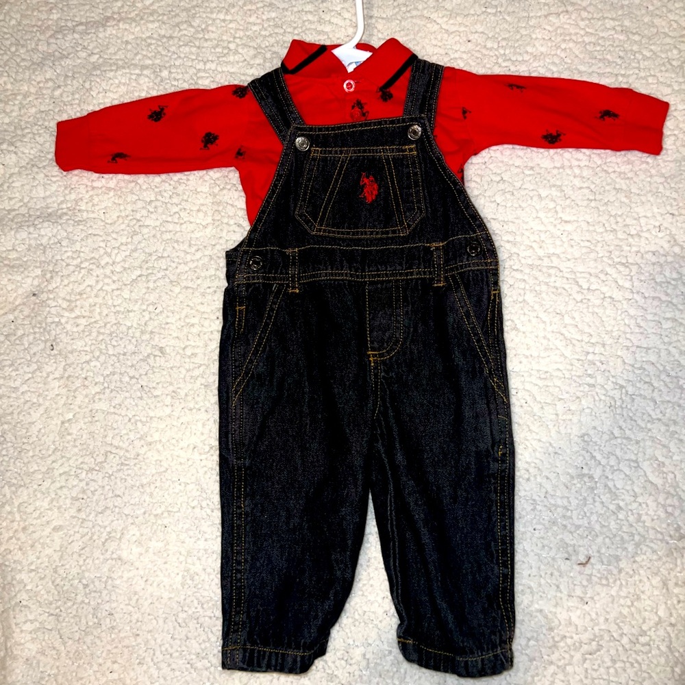 Polo overalls and shirt